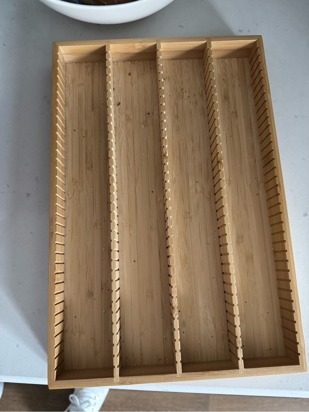 Bamboo Nespresso Pod Drawer Organizer Tray - Natural